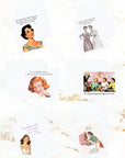 Crazy Vintage Ladies Stationery and Notecard Set