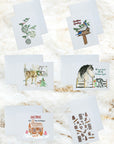 Christmas Spirit Glitter Stationery