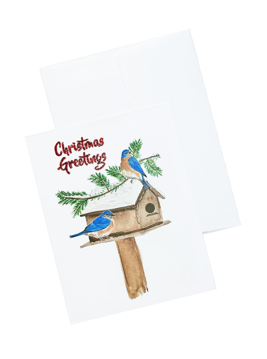 Christmas Spirit Glitter Stationery