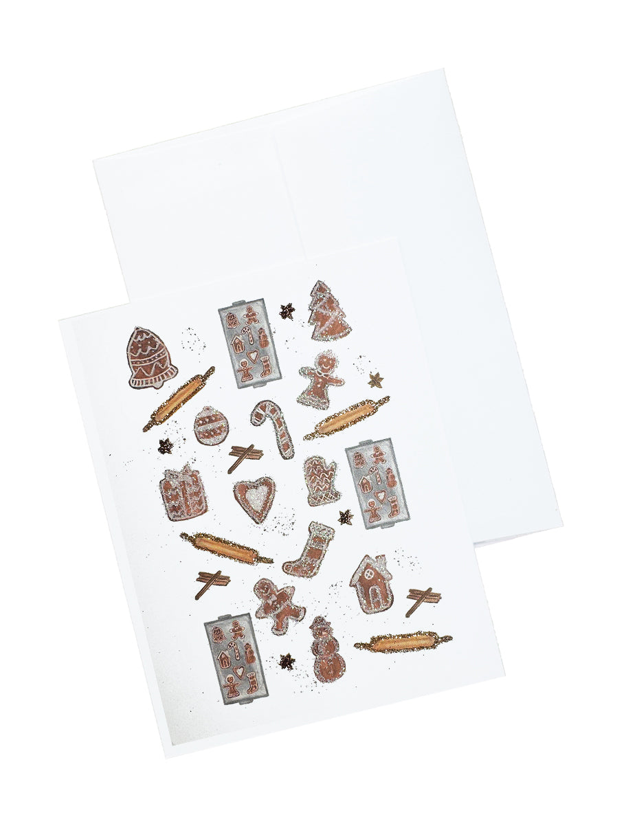 Christmas Spirit Glitter Stationery