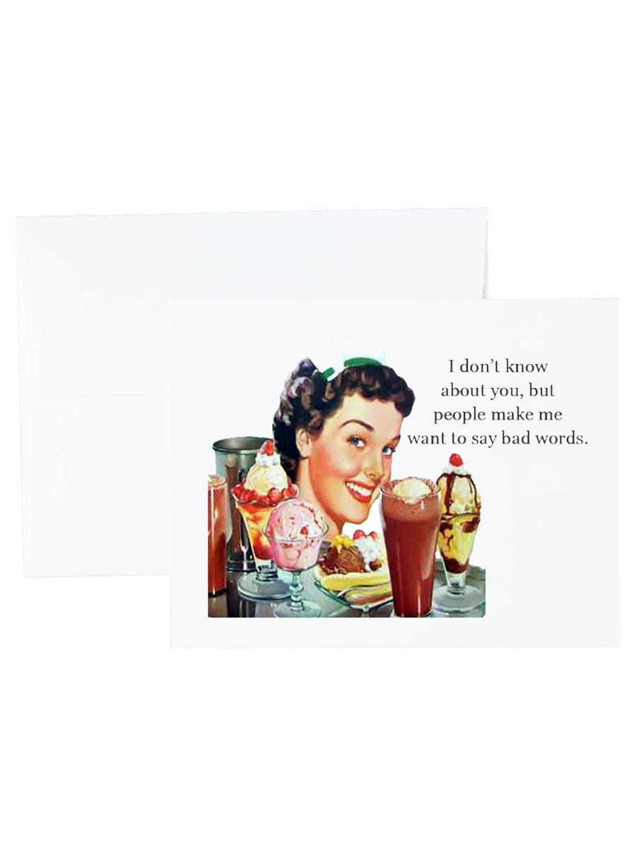 Funny Food Stationery and Notecard Set