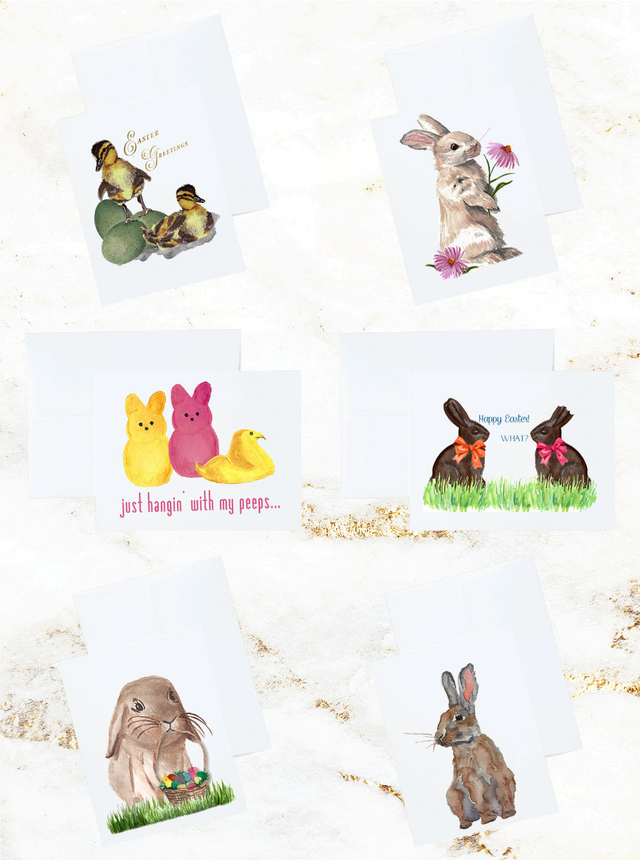 Happy Easter Stationery and Notecard Set