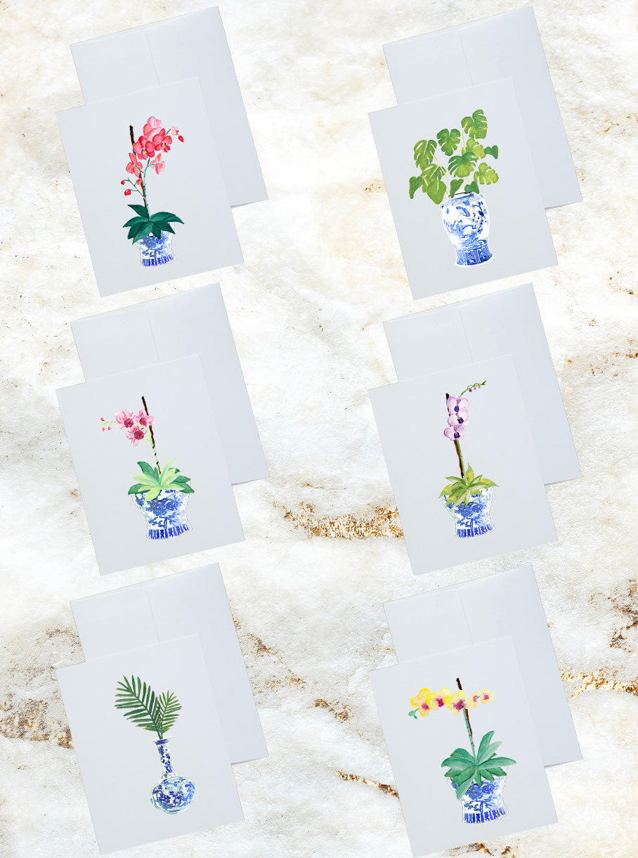 Ginger Jars Stationery and Notecard Set