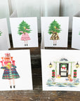 Christmas Girls Glitter Stationery