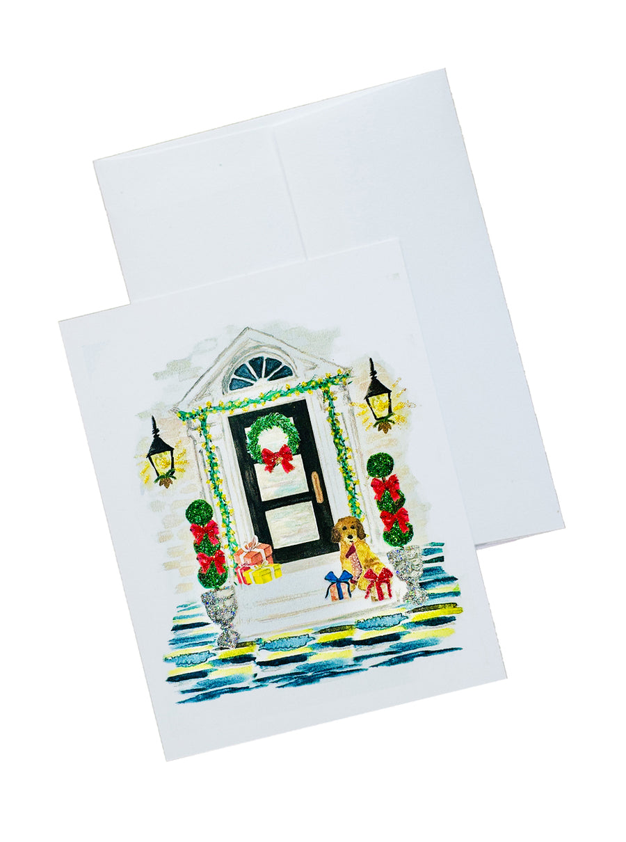 Christmas Girls Glitter Stationery