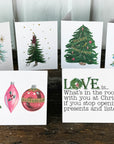 Love Christmas Glitter Stationery