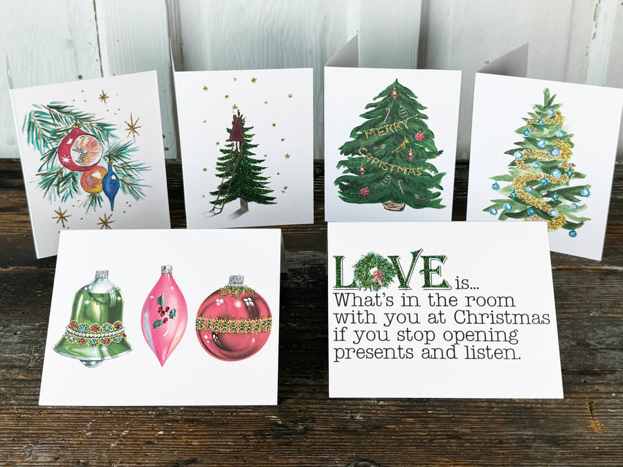 Love Christmas Glitter Stationery