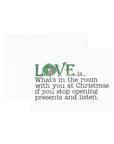 Love Christmas Glitter Stationery