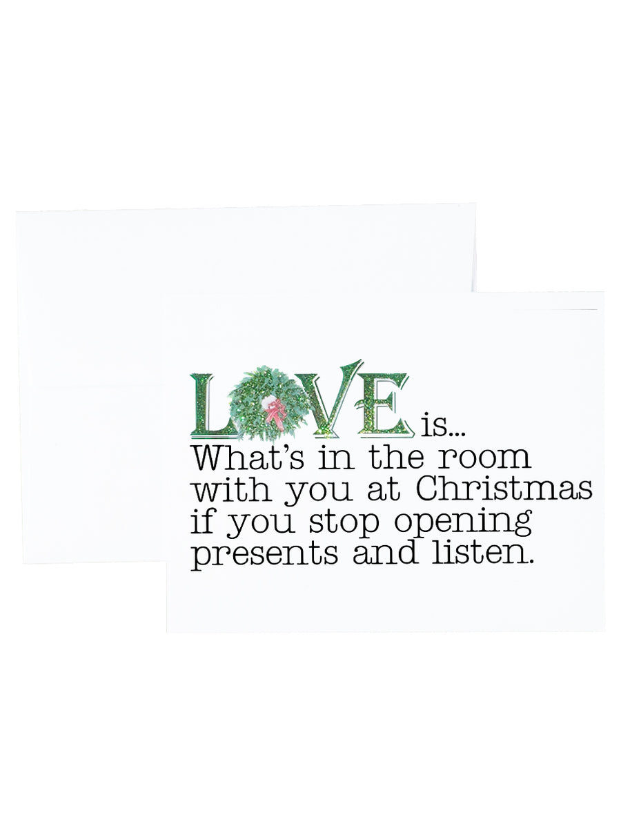 Love Christmas Glitter Stationery