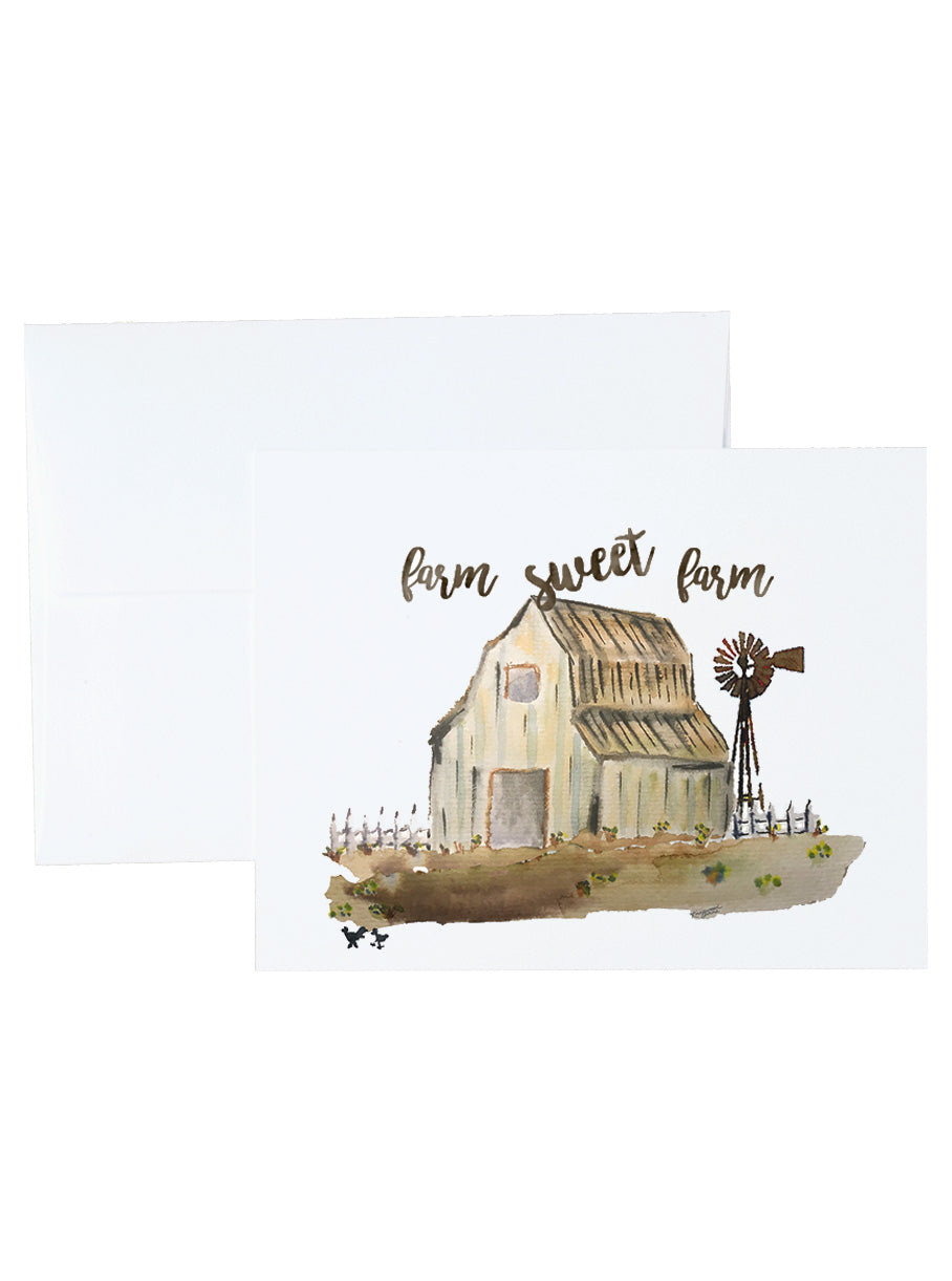Home Sweet Home Stationery and Notecard Set