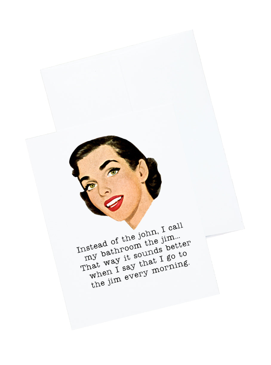 Funny Adults Stationery and Notecard Set