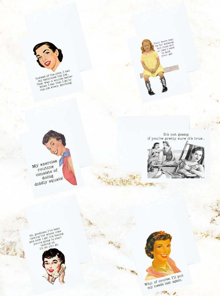 Funny Adults Stationery and Notecard Set