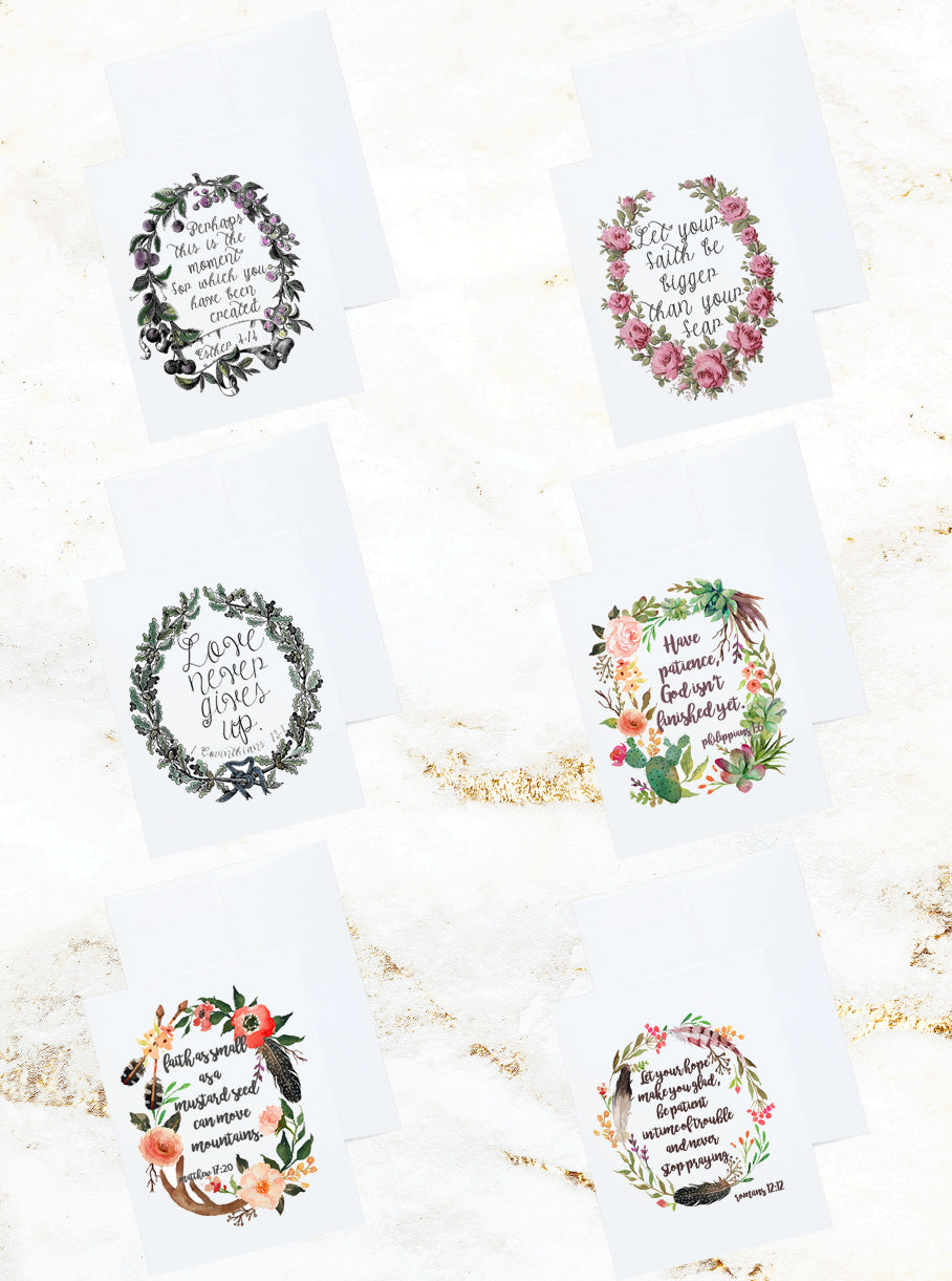 Inspirational and Faith Stationery and Notecard Set