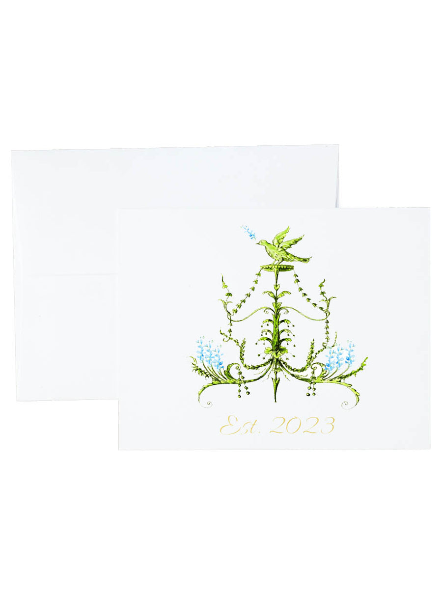 Watercolor Wedding Stationery and Notecard Set