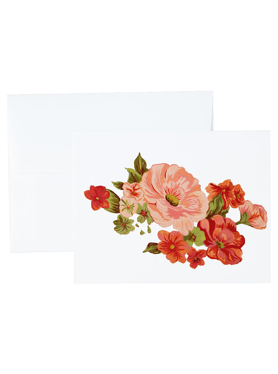 Flowers Watercolor Stationery Set and Notecard Set
