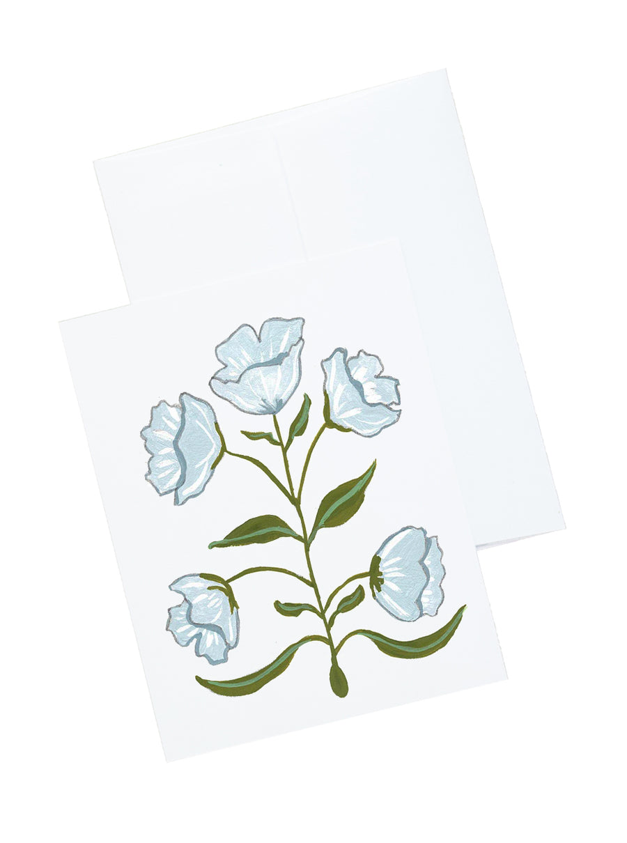 Flowers Watercolor Stationery Set and Notecard Set
