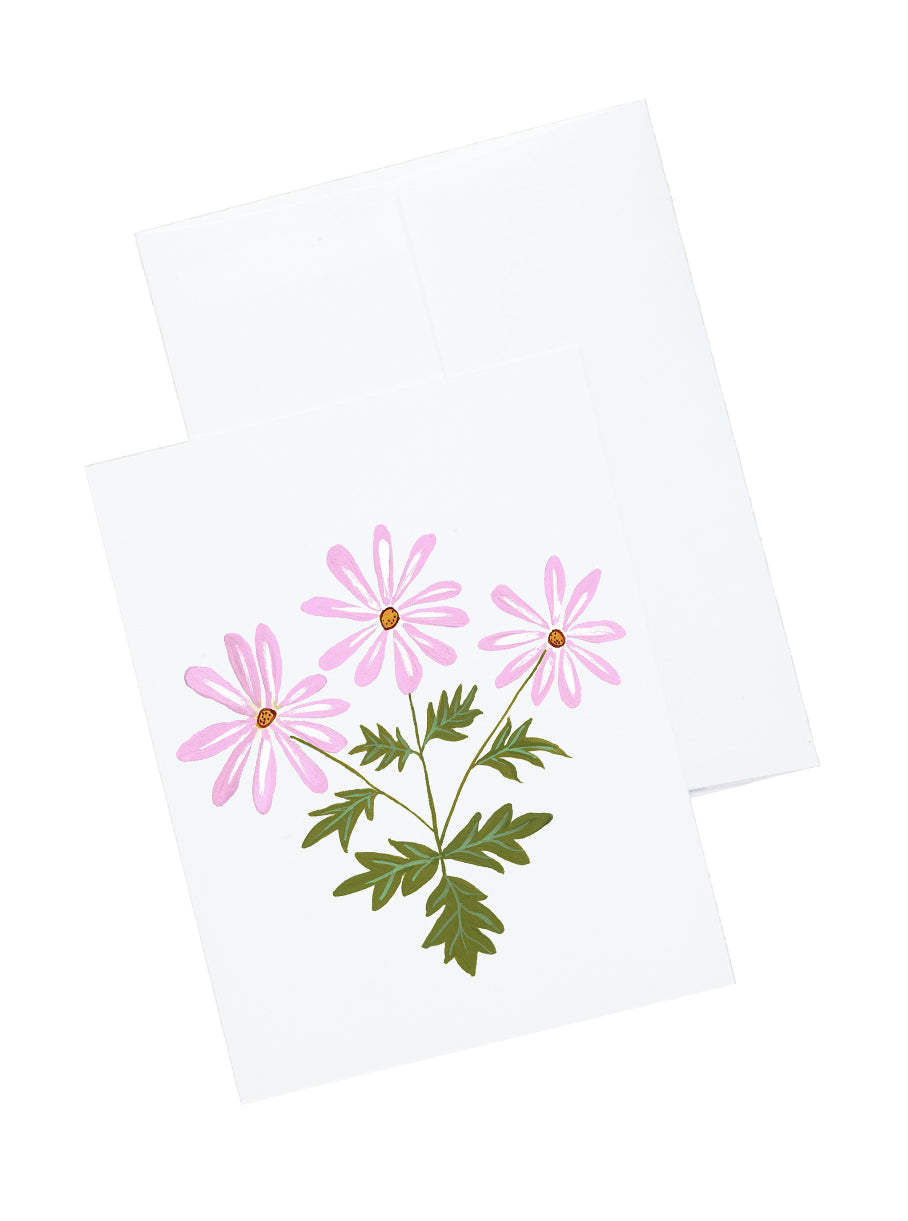 Flowers Watercolor Stationery Set and Notecard Set