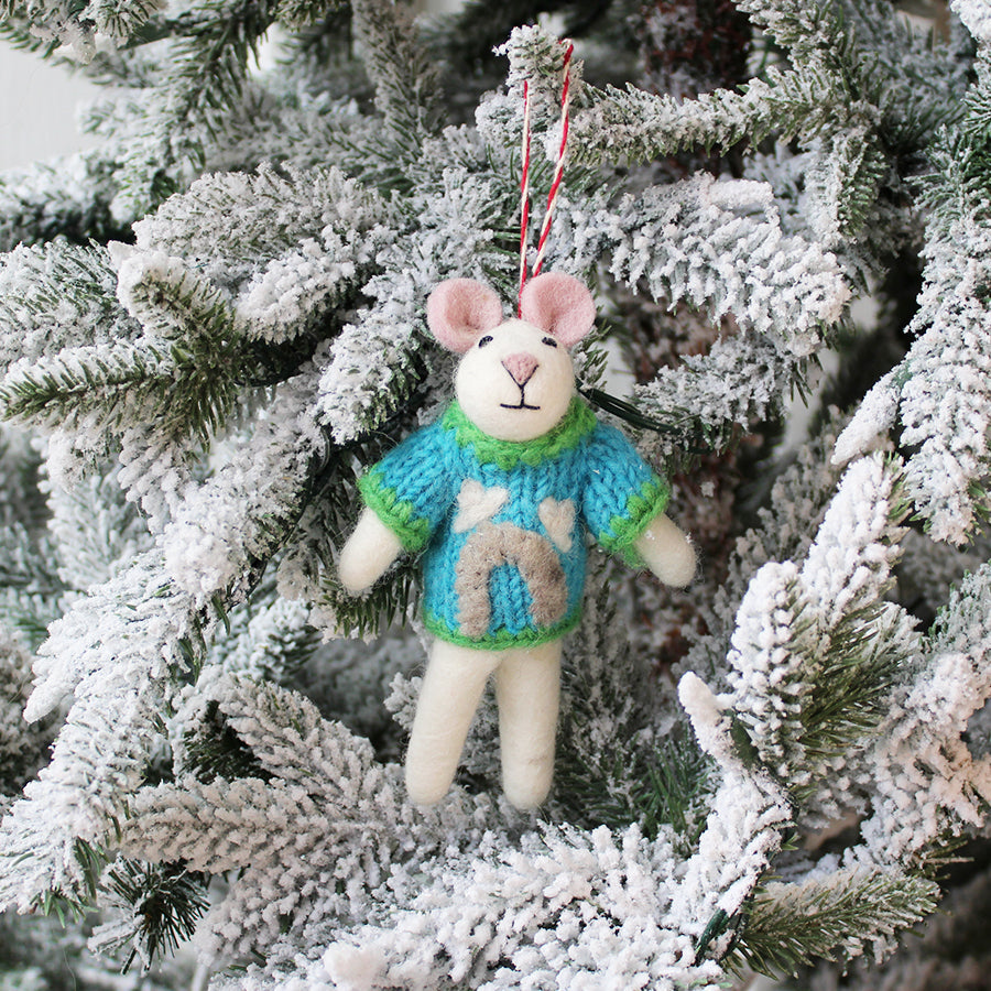 St. Louis Arch - Sweater Mice Ornament