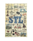 STL Collage Wooden Puzzle