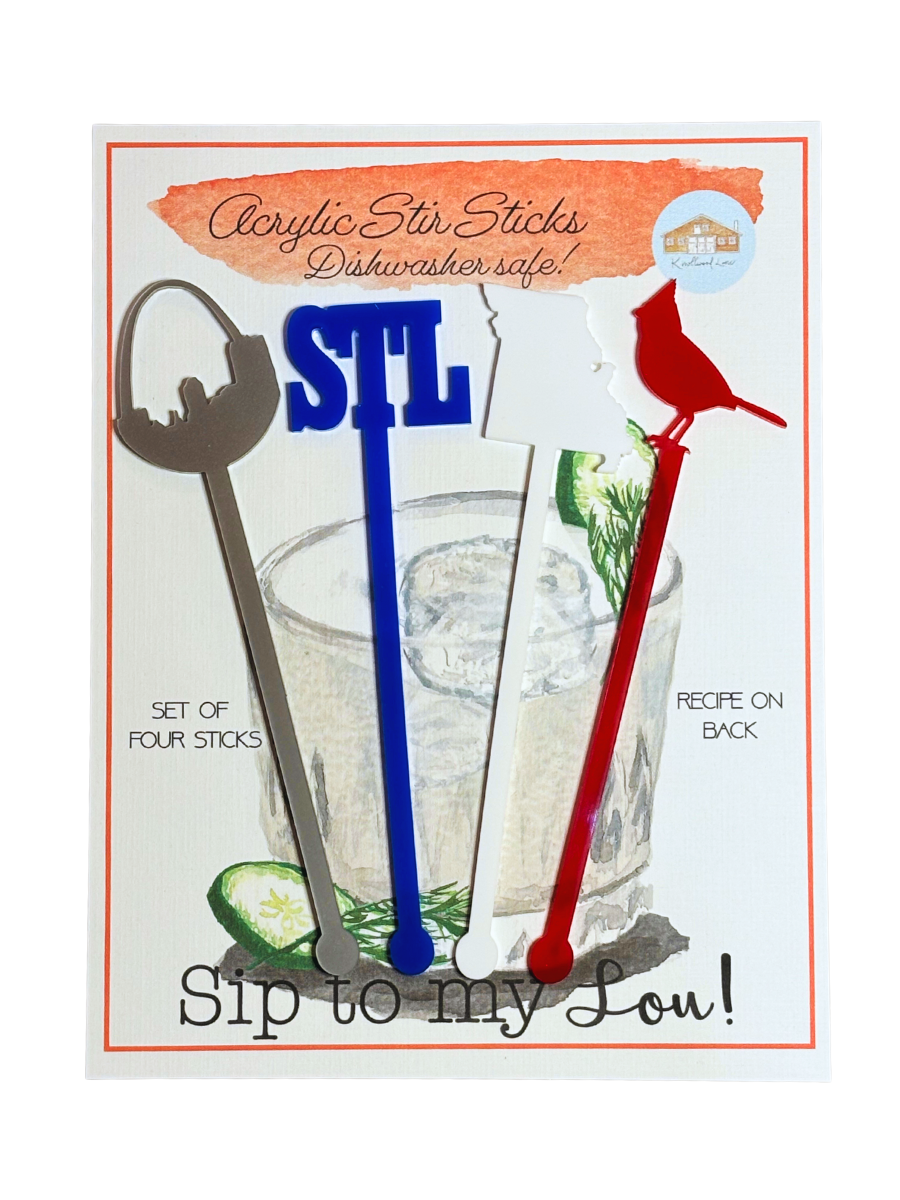 St. Louis Acrylic Stir Sticks