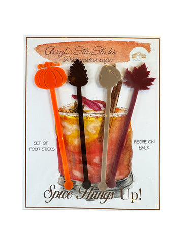 Spice Things Up Acrylic Stir Sticks