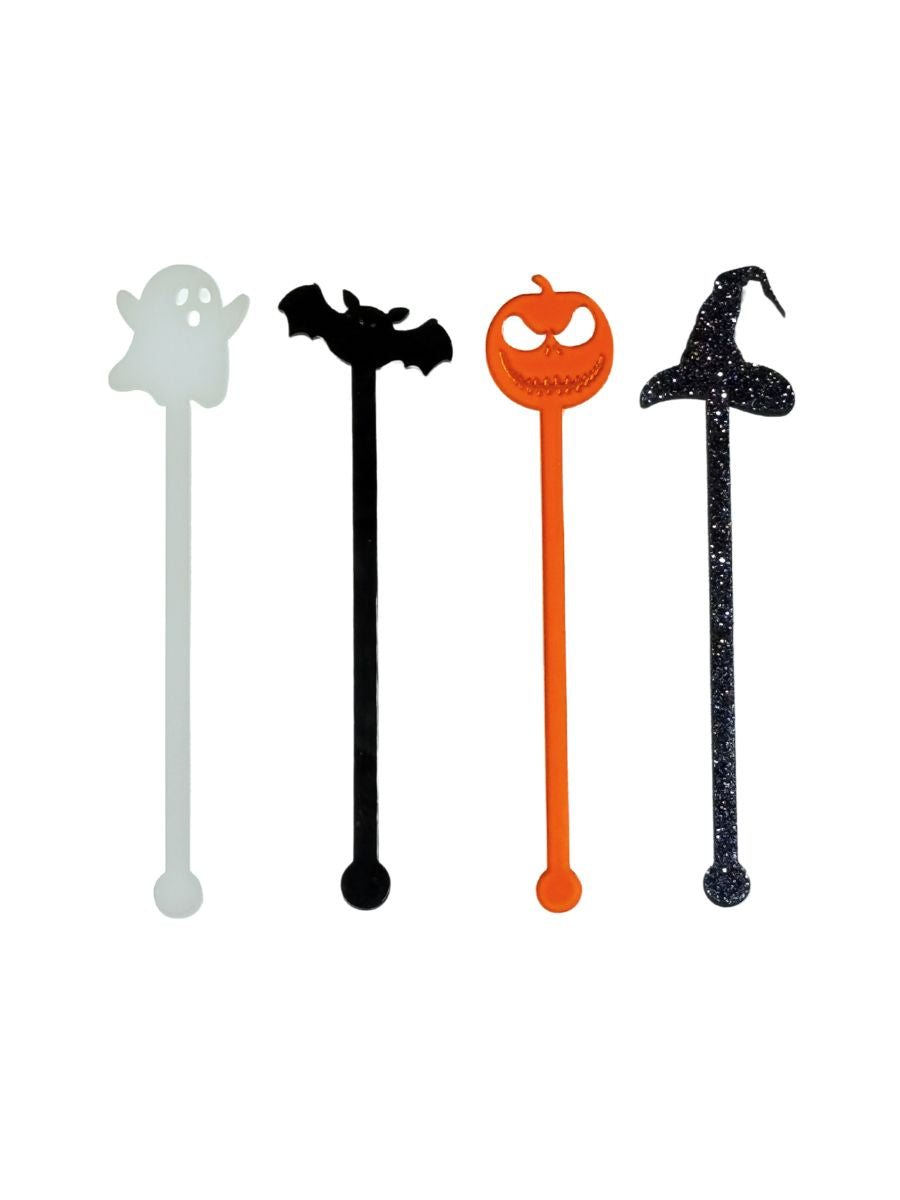 Halloween Zombie Acrylic Stir Sticks