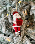 Santa Claus in Sleigh Ornament