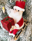 Santa Claus in Sleigh Ornament