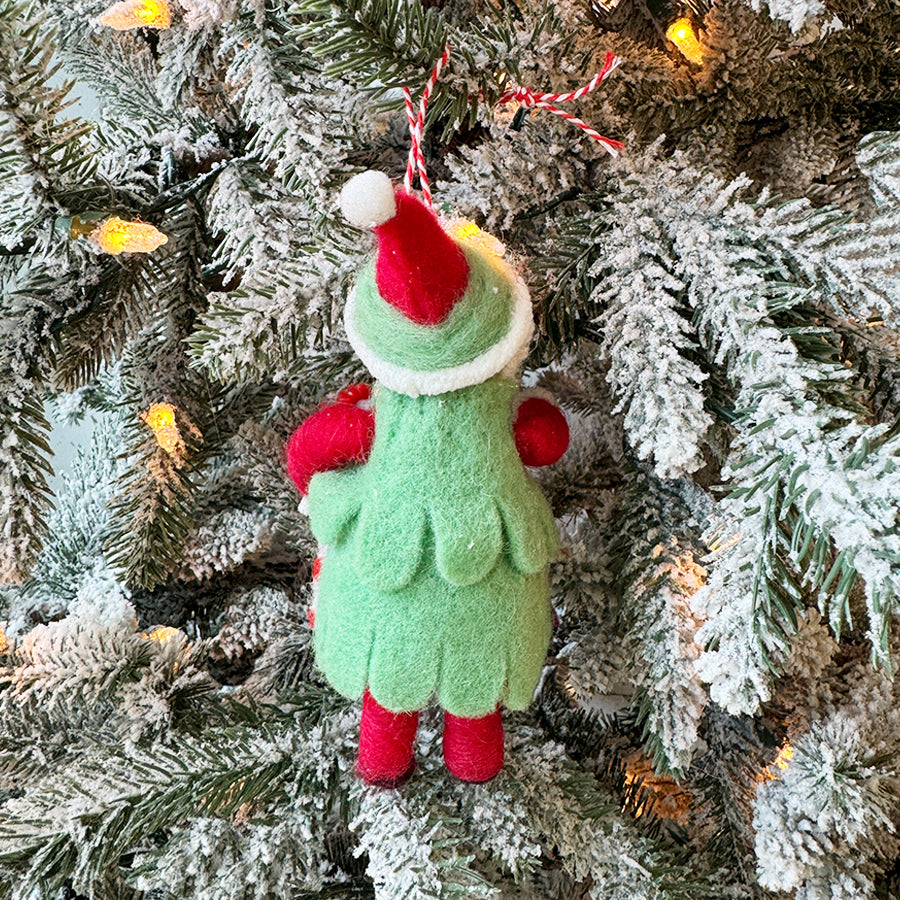 Santa Christmas Tree Ornament