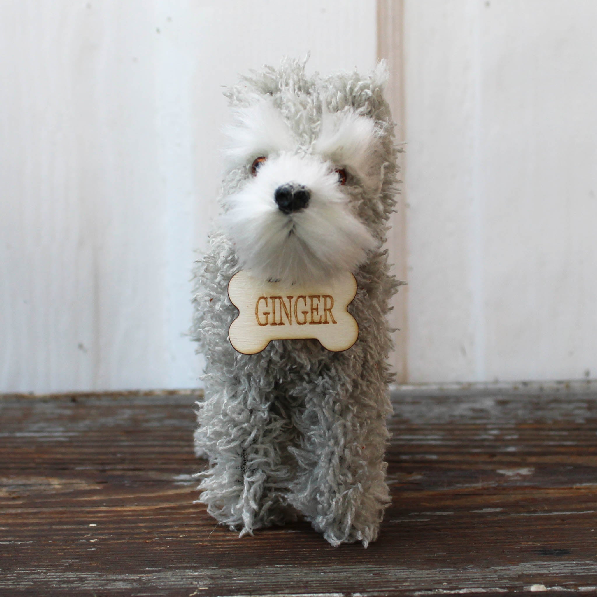 Personalized Schnauzer Dog Ornament