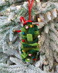 Felt Christmas Wreath Personalized Ornament