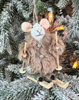 Skiing Mouse Ornament