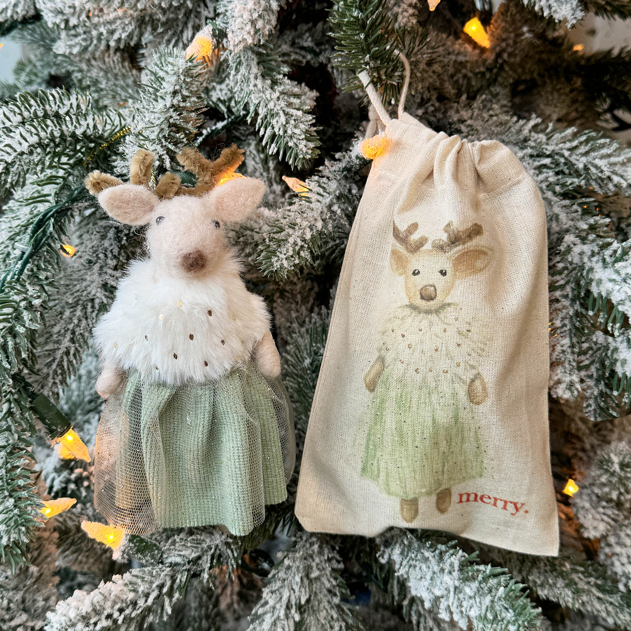 Winter Christmas Animals Ornament