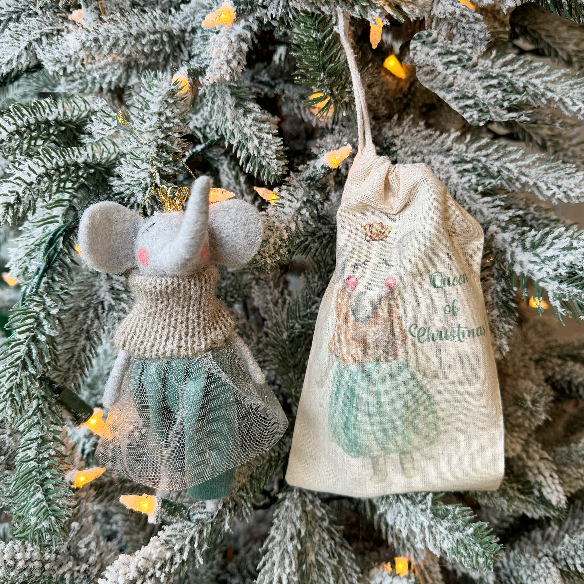 Winter Christmas Animals Ornament