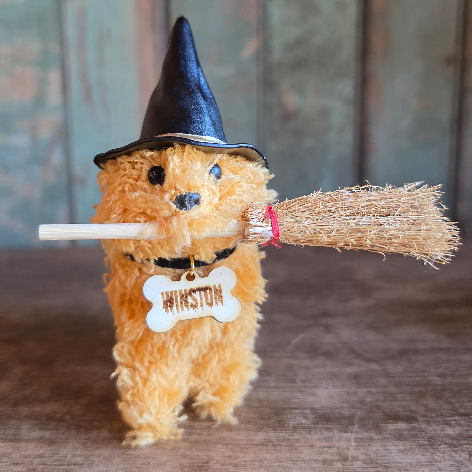 Personalized Spooky Doodle Dog Halloween Ornament