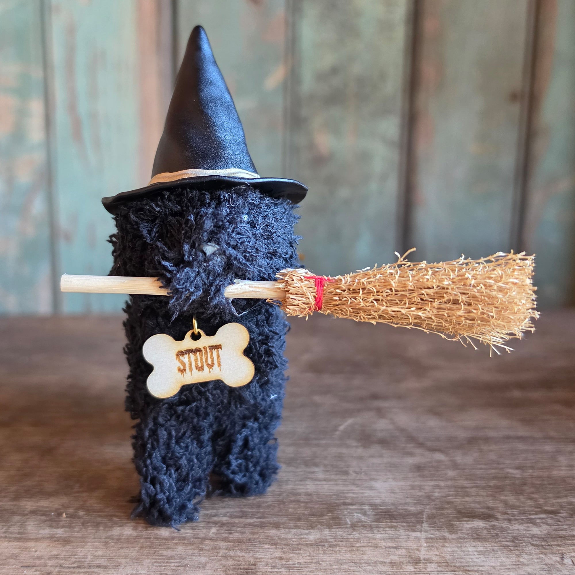 Personalized Spooky Doodle Dog Halloween Ornament