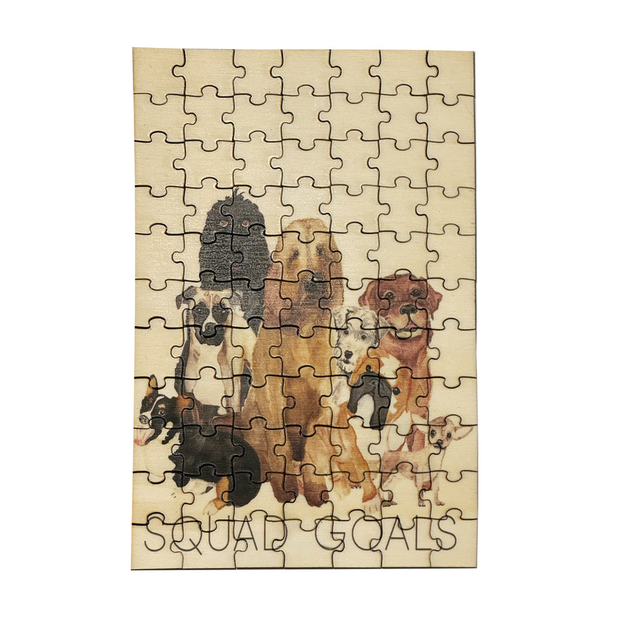 Squad Goals Wooden Puzzle