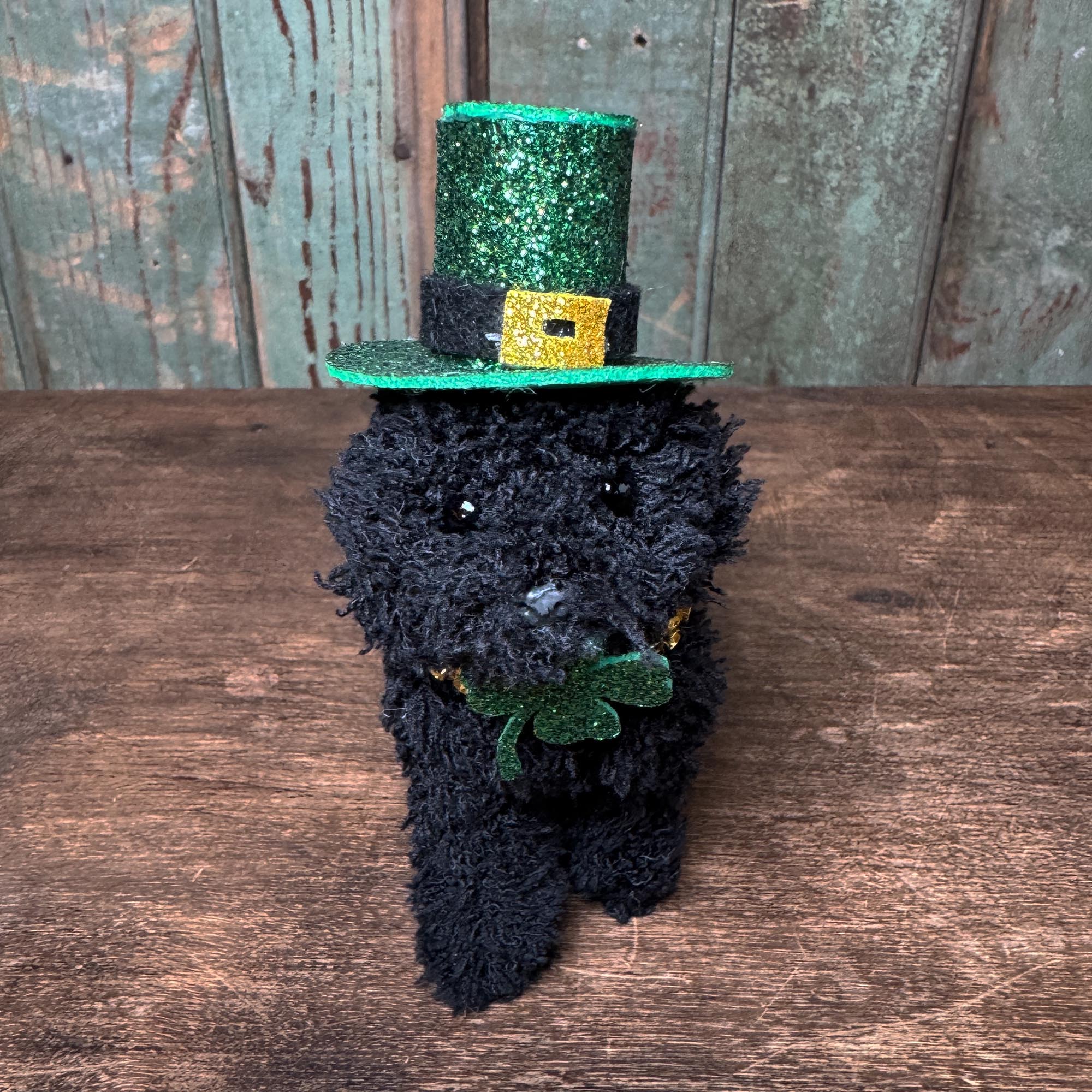 St. Patrick's Doodle Dog Ornament