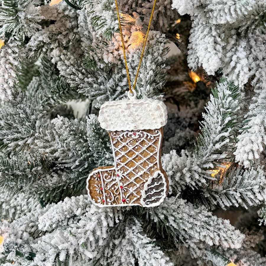 Gingerbread Stocking Cookie Ornament