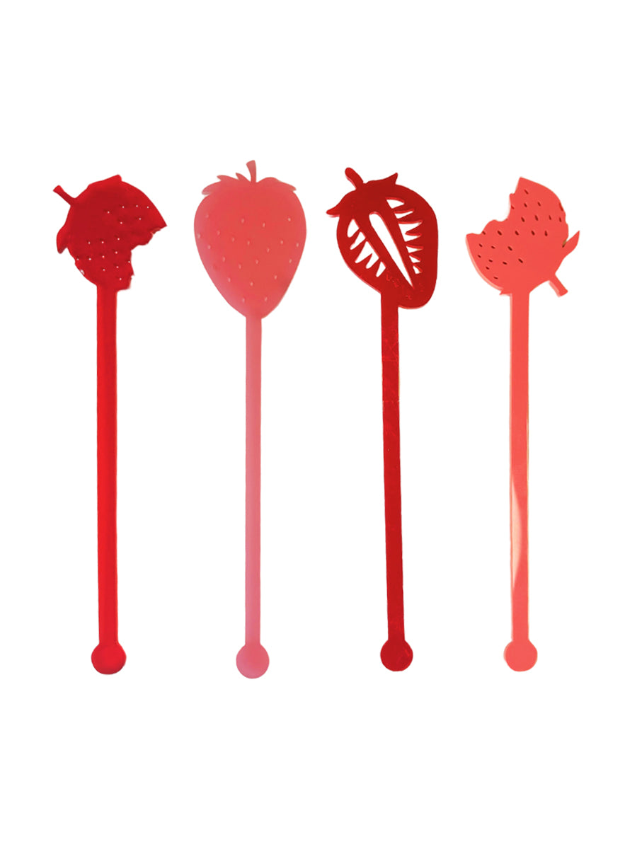 Strawberry Daquiri Acrylic Stir Sticks