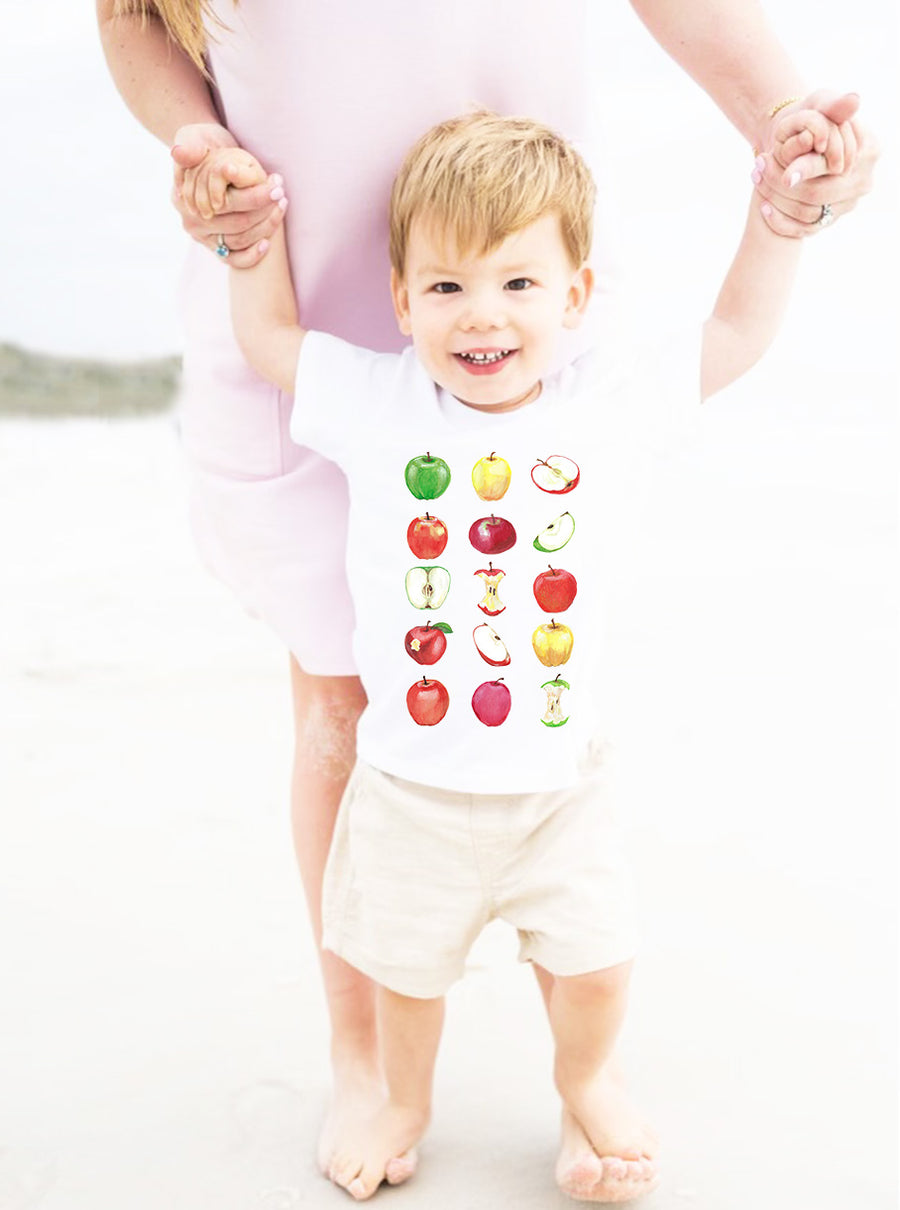 Apple Collage Toddler Tee