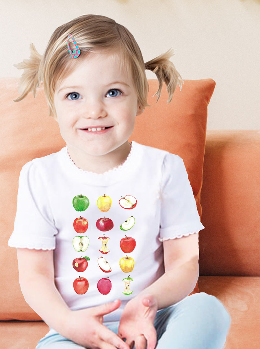 Apple Collage Toddler Tee