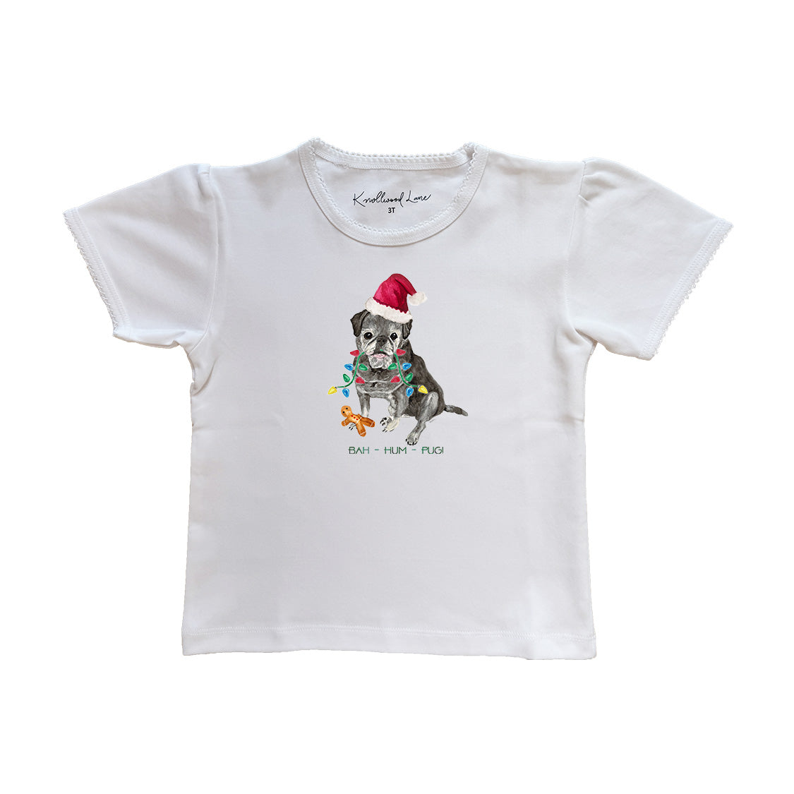 Bah Hum Pug Toddler Tee