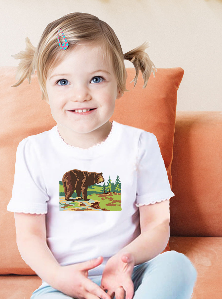 Bear On Cliff Toddler Tee