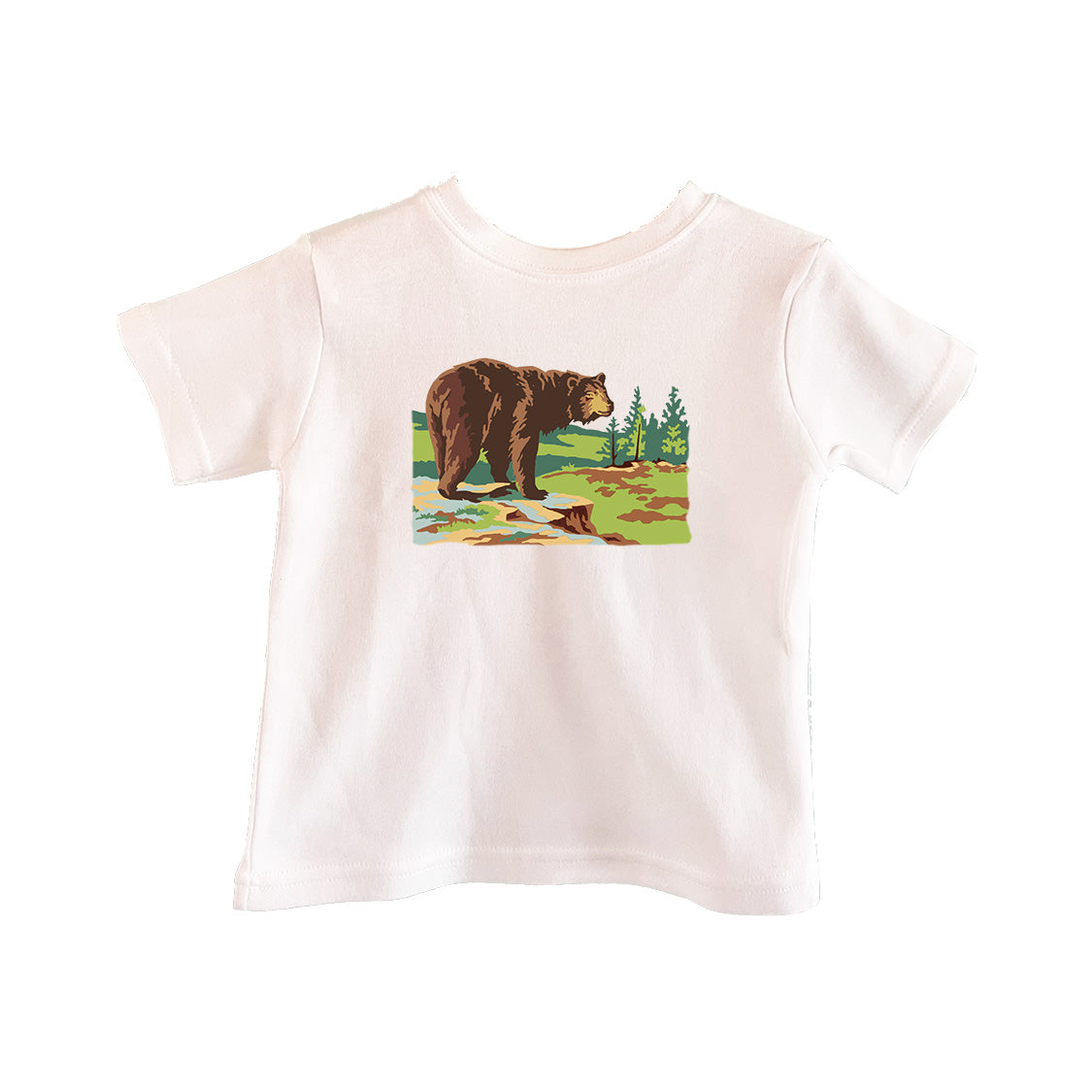 Bear On Cliff Toddler Tee