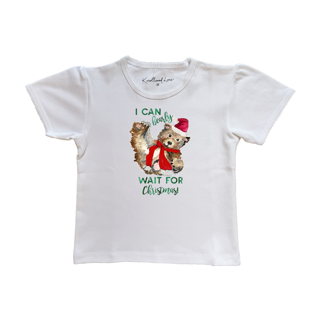 I Can Bearly Wait For Christmas Child's Tee