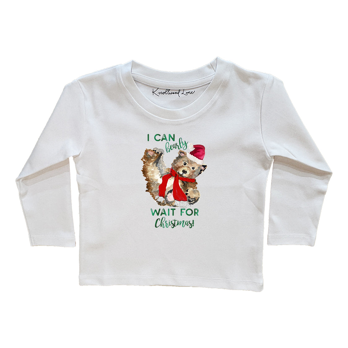 I Can Bearly Wait For Christmas Child's Tee
