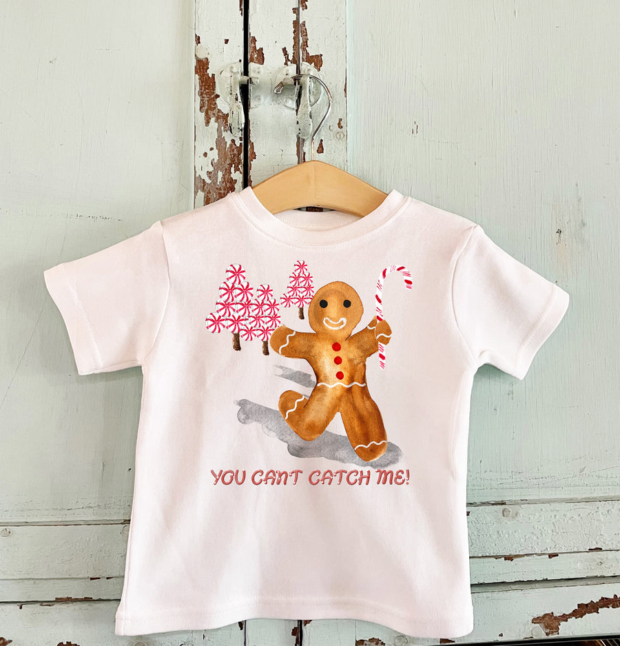 Can't Catch Me Gingerbread Toddler Tee