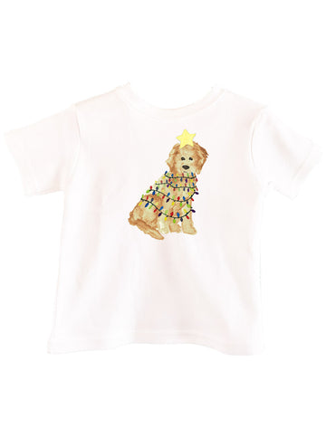 Christmas Lit Doodle Toddler Tee