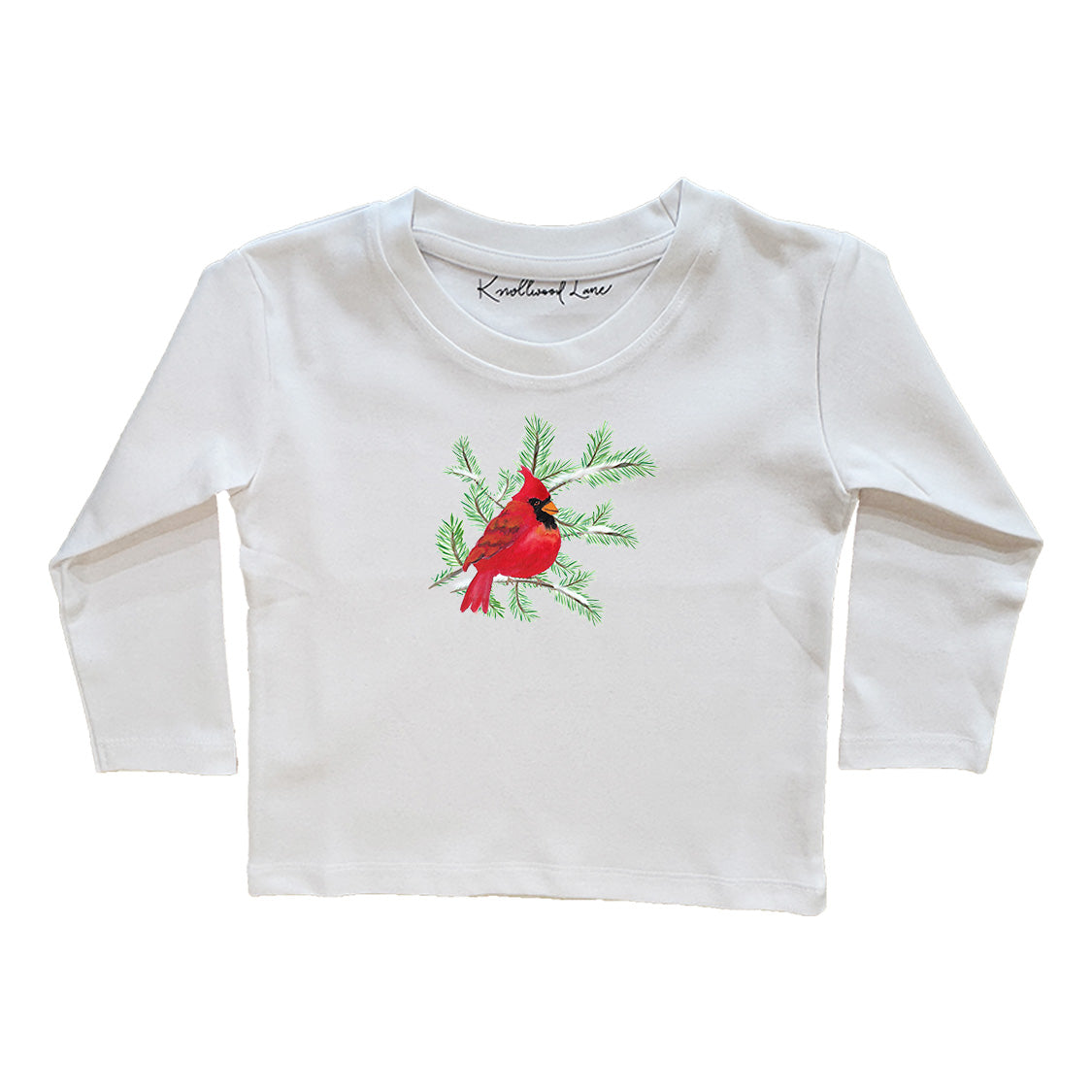 Cardinal On Snowy Branch Toddler Tee